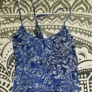 Floral print tank top